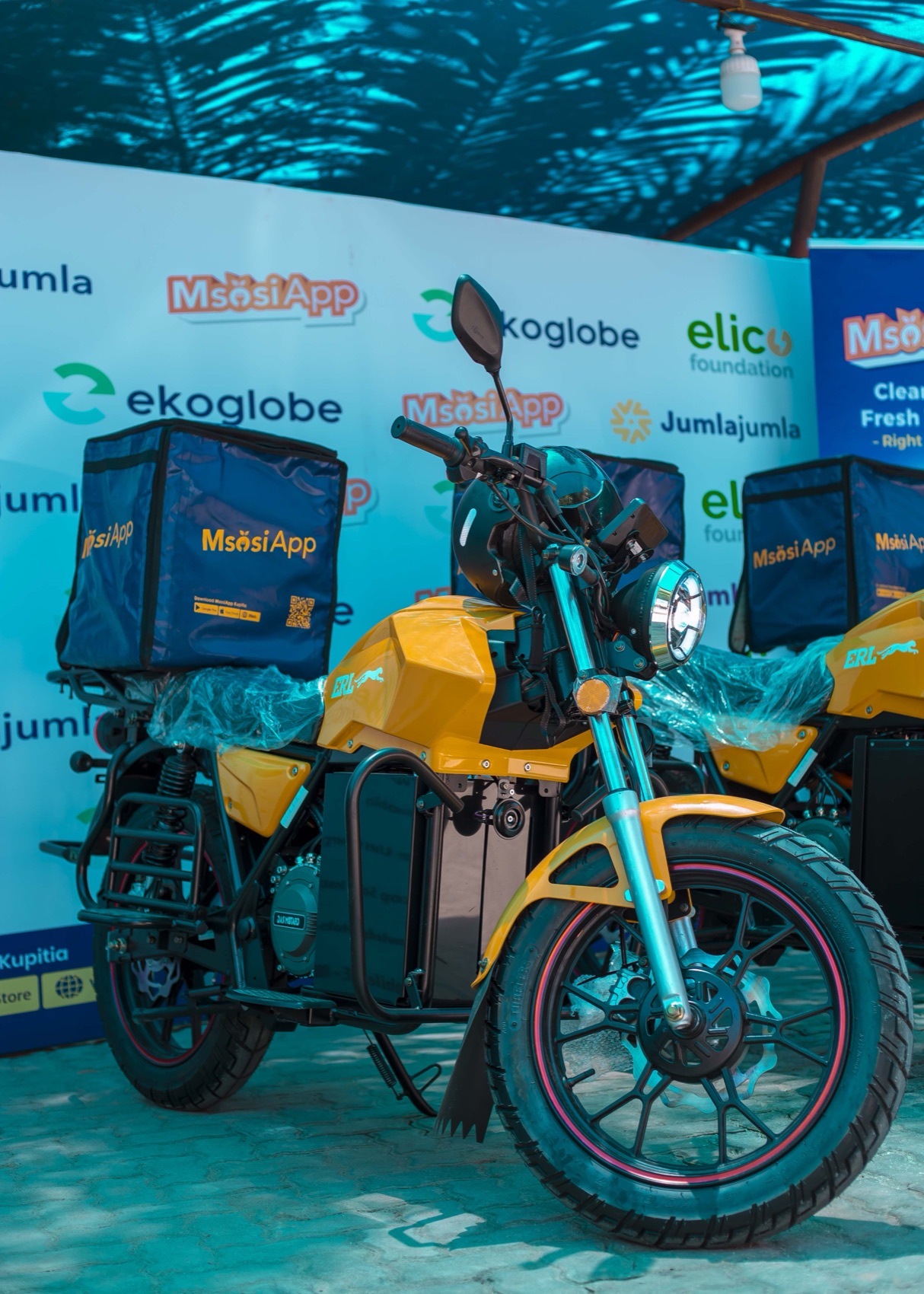 An electric bike financed by the JumlaJumla programme